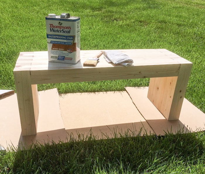 Outdoor Bench DIY
 DIY Outdoor Bench Inspired By Williams Sonoma So Easy