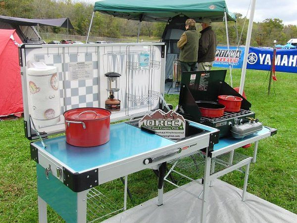 Outdoor Camping Kitchen
 Camp Kitchen I have this and I love it