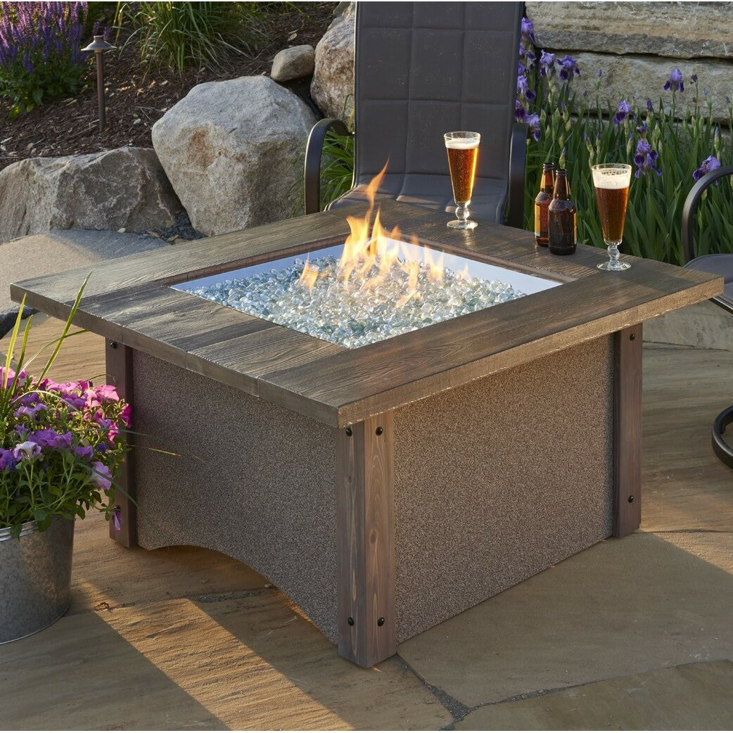 Outdoor Fire Pit Table
 The Outdoor GreatRoom pany Pine Ridge Propane Fire Pit