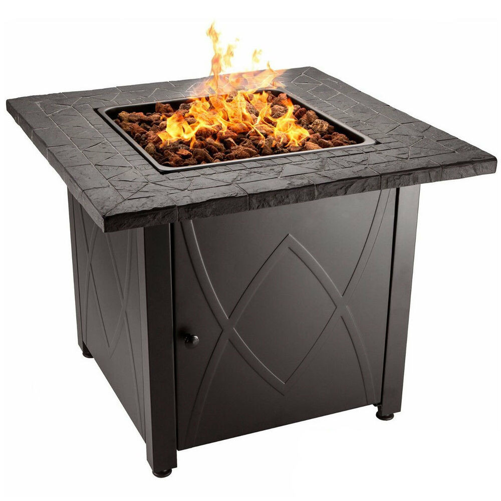 Outdoor Fireplace Or Fire Pit
 Blue Rhino Endless Summer Outdoor Propane Gas Lava Rock