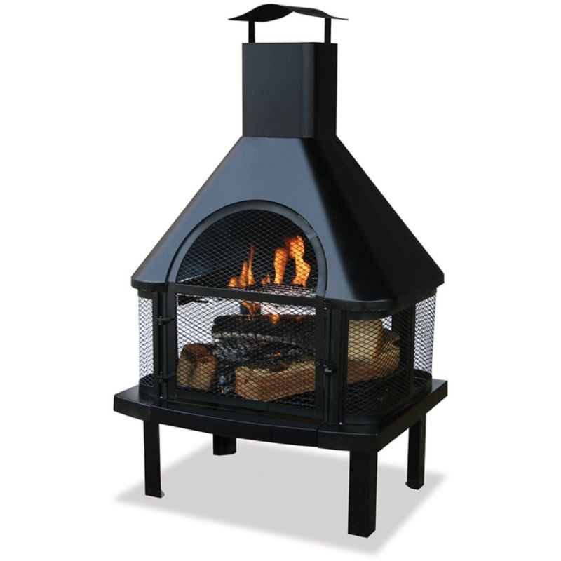 Outdoor Fireplace Or Fire Pit
 Fire Pit Wood Burning Backyard BBQ Firepit Outdoor