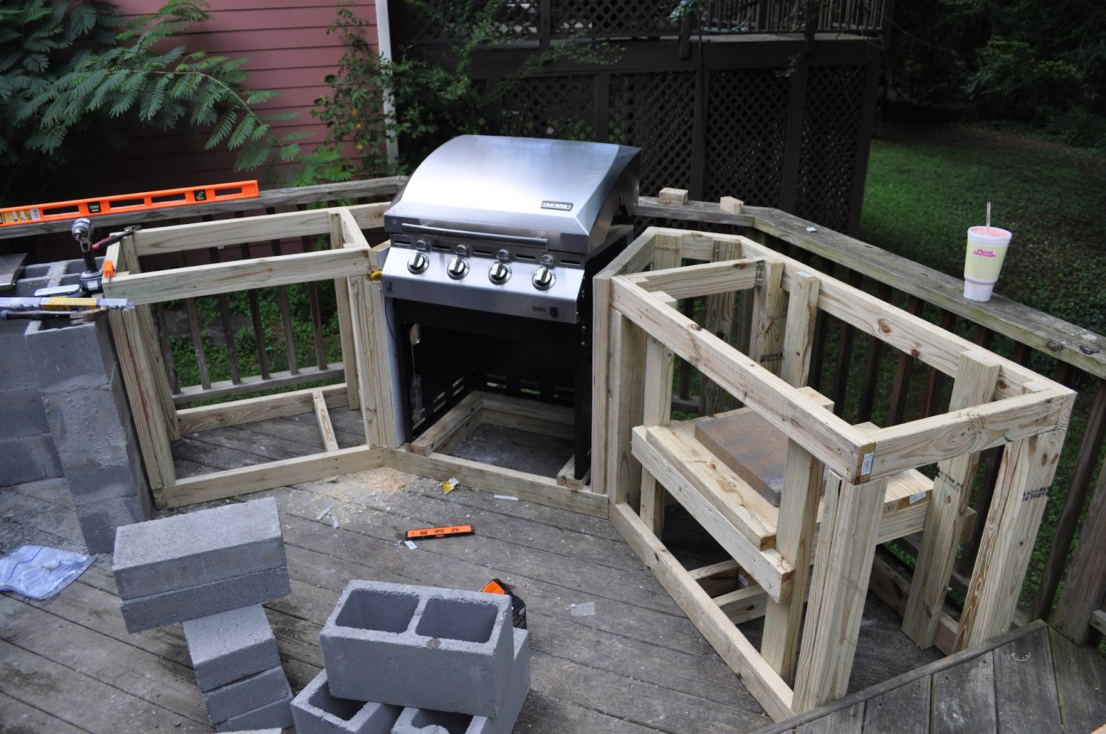 Outdoor Grill Kitchen
 The Cow Spot Outdoor Kitchen Part 1