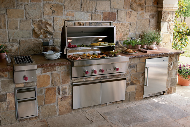Outdoor Grill Kitchen
 Wolf 42" Outdoor Gas Grill Stainless Steel Natural Gas