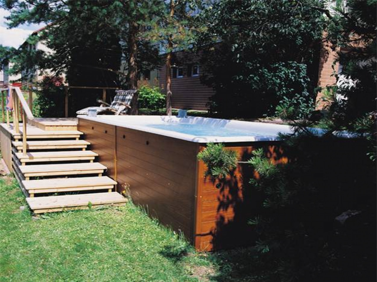 Outdoor Hot Tub Landscaping Ideas
 Purple room ideas for adults small two person hot tub