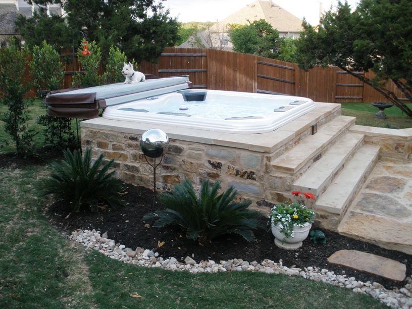 Outdoor Hot Tub Landscaping Ideas
 hot tub landscaping