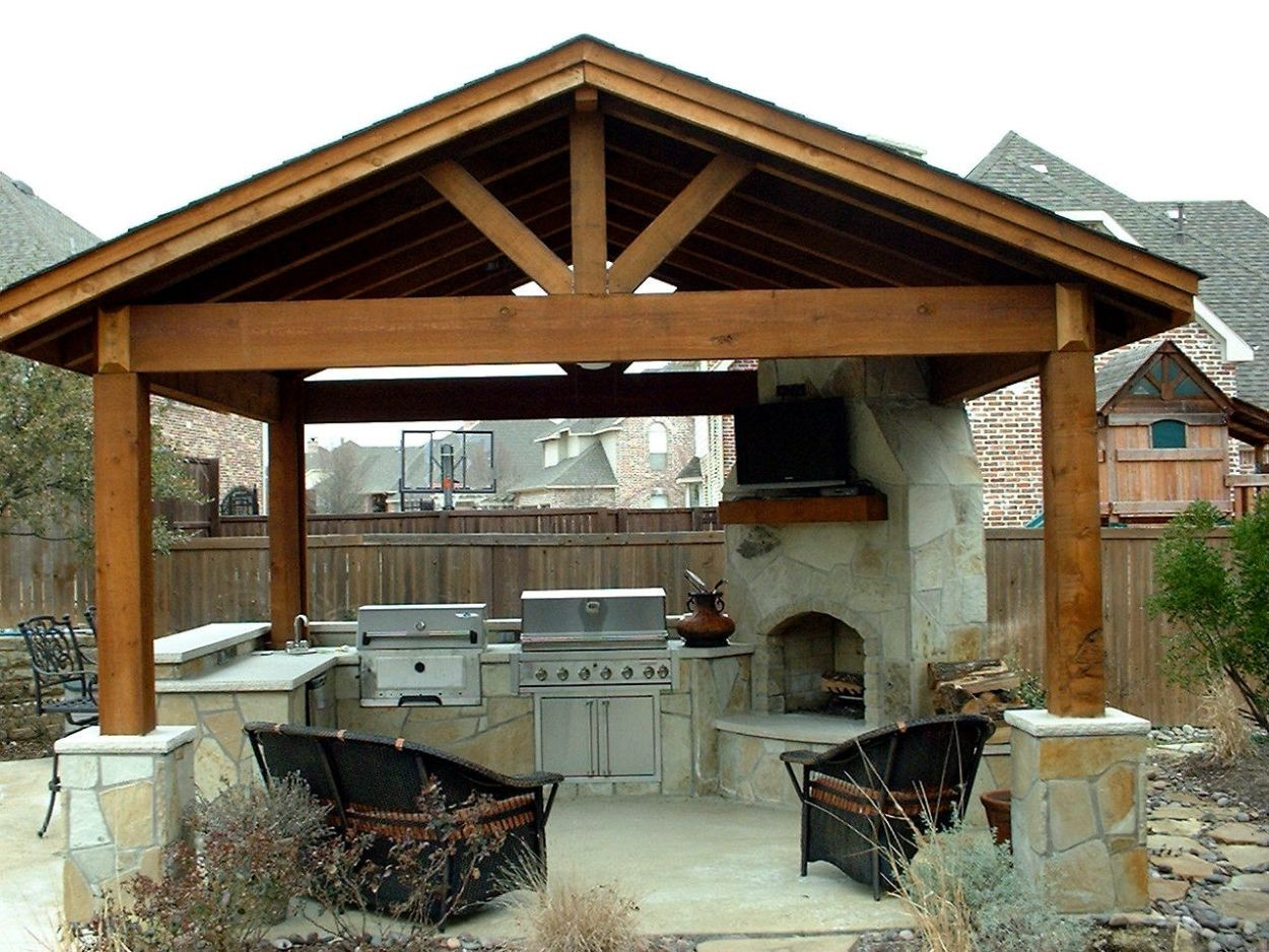 Outdoor Kitchen And Fireplace Ideas
 Outdoor Kitchen Ideas and How to Site It Right Traba Homes
