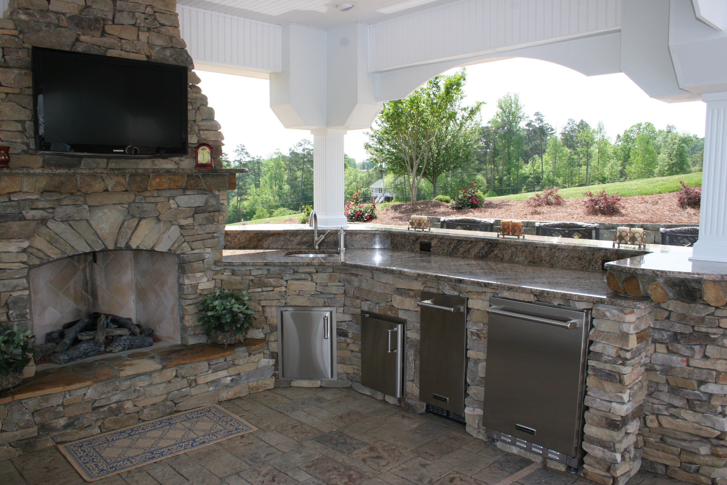Outdoor Kitchen And Fireplace Ideas
 Outdoor Kitchen and Fireplace plete Chimneys LLC