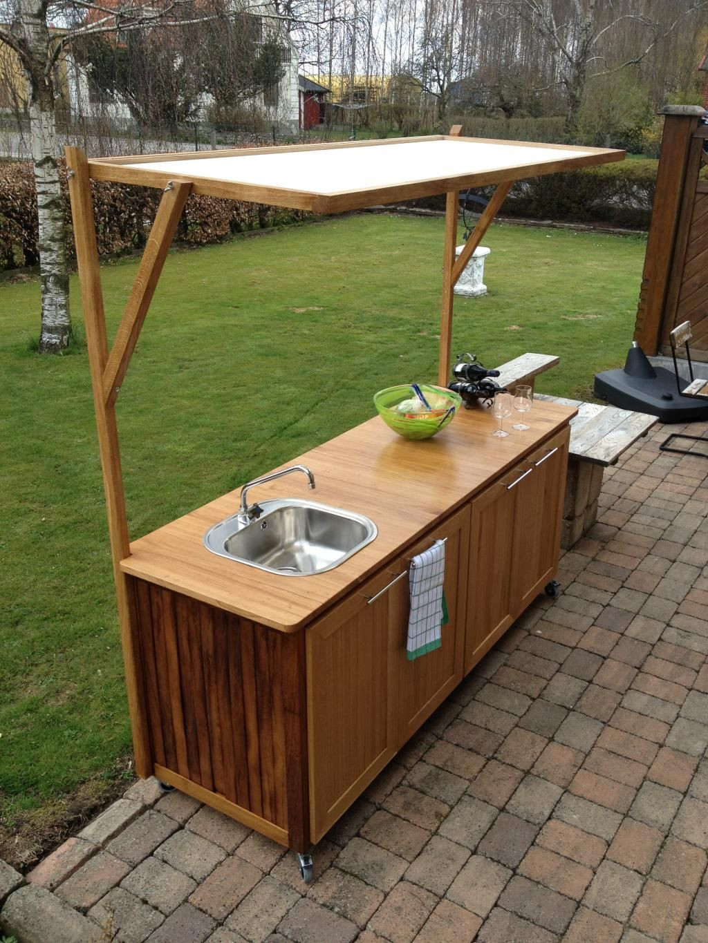 Outdoor Kitchen Cabinet Plans
 Outdoor Kitchen Sink Cabinets With Shades build your own