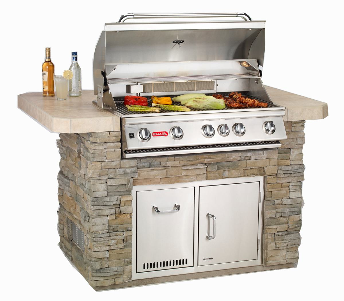 Outdoor Kitchen Gas Grills
 Amazon Bull Outdoor Products BBQ Brahma 90
