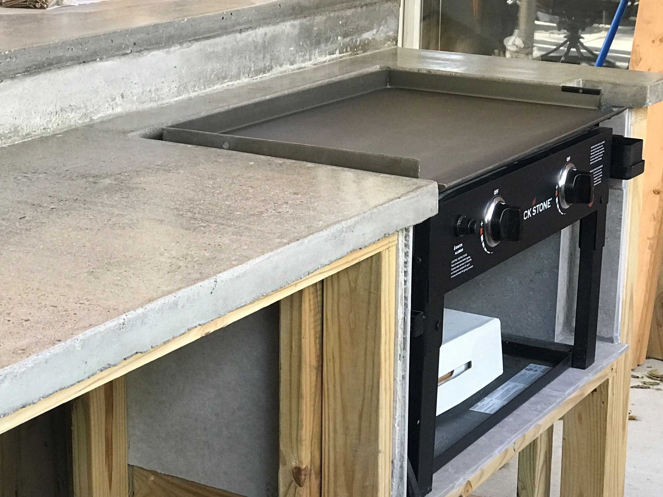 Outdoor Kitchen Griddle
 Outdoor Kitchen with Built In Griddle in 2019