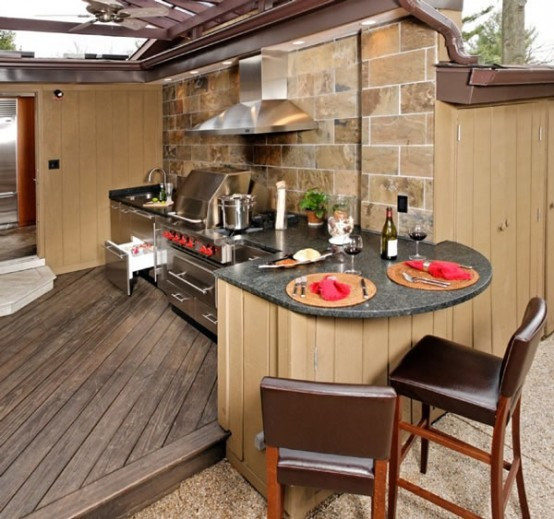 Outdoor Kitchen Ideas
 95 Cool Outdoor Kitchen Designs DigsDigs