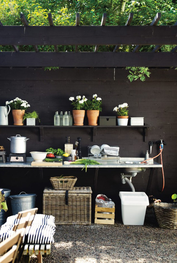 Outdoor Kitchen Set
 GLAMOROUS IN THE GARDEN coco kelley coco kelley