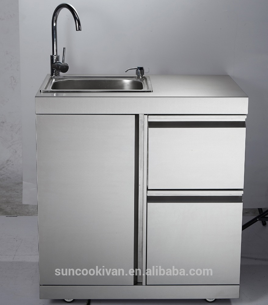 Outdoor Kitchen Sink And Cabinet
 Stainless Steel Outdoor Sink Cabinet With Stainless Steel