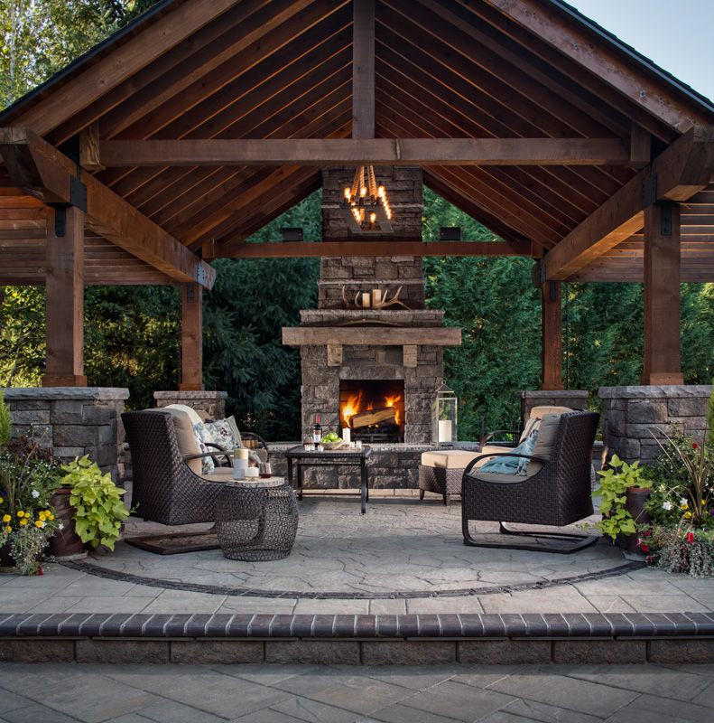 Outdoor Kitchen With Fireplace Designs
 Coastal Home & Garden Magazine Spring Summer 2017 in 2019