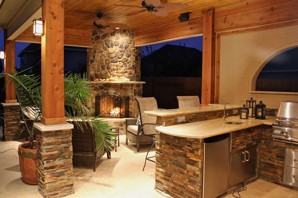 Outdoor Kitchen With Fireplace Designs
 Upgrade Your Backyard with an Outdoor Kitchen