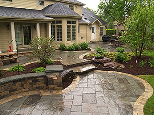 Outdoor Landscape Around House
 Top Decorative Concrete ideas for Your Residential