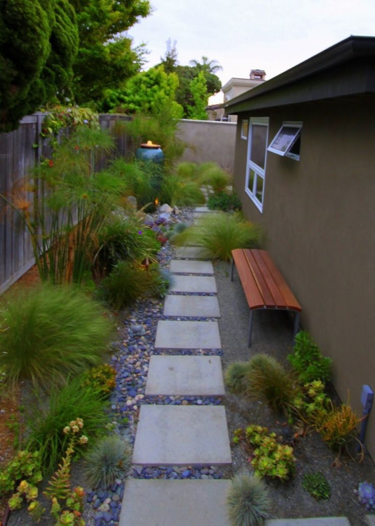 Outdoor Landscape Backyard
 Mid Century Modern Backyard Ideas