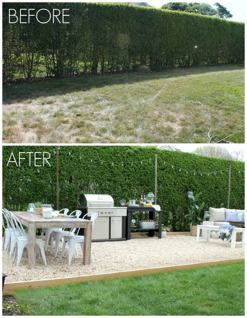 Outdoor Landscape Before And After
 10 Beautiful Outdoor Makeovers and sweet words from our