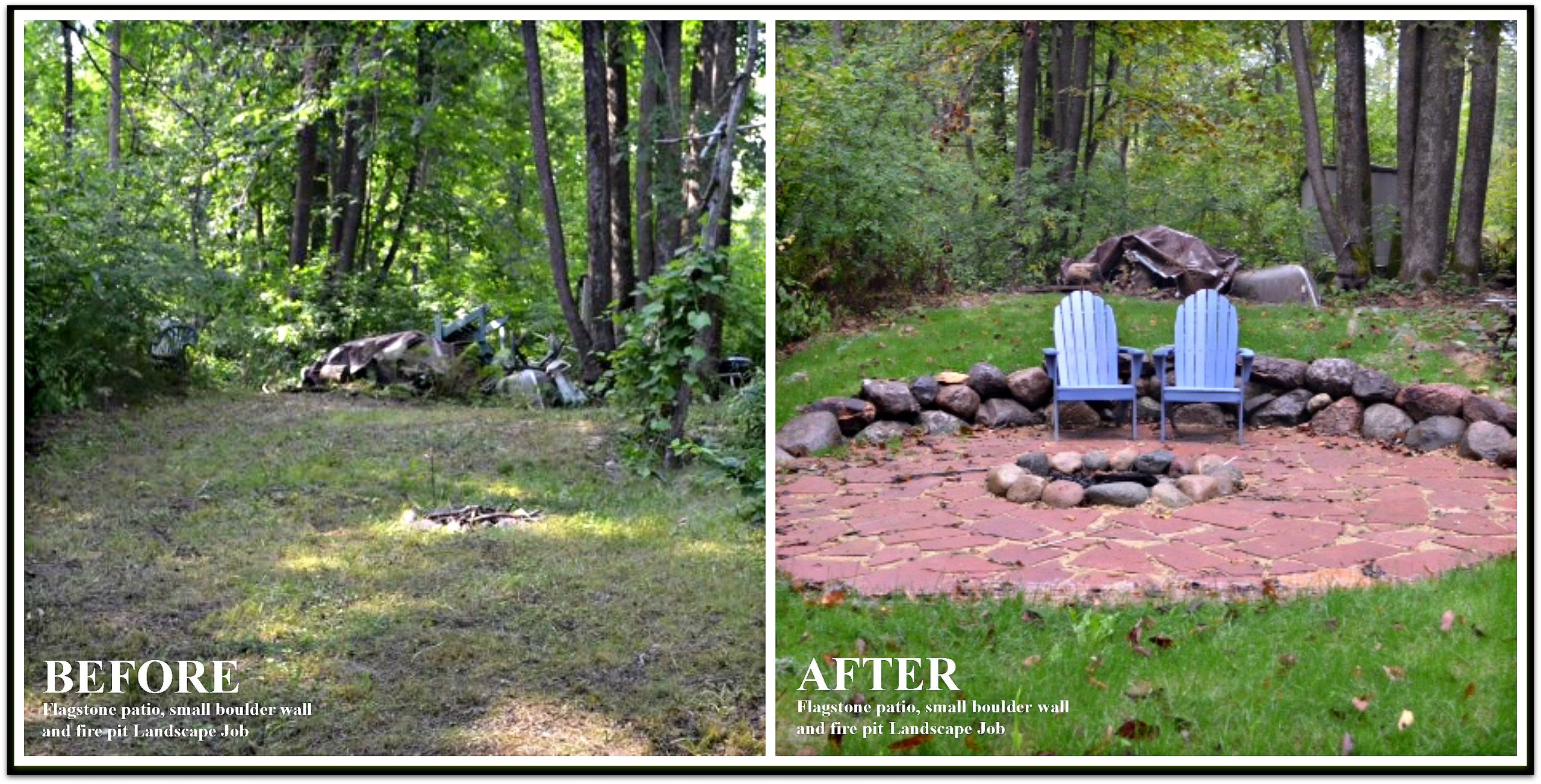 Outdoor Landscape Before And After
 Your Local Landscaping Contractor