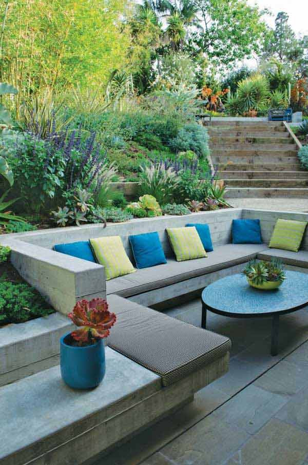 Outdoor Landscape Seating
 23 Simply Impressive Sunken Sitting Areas For a