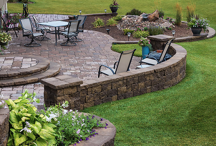 Outdoor Landscape Sitting Landscape Sitting Walls Design Installation & Maintenance