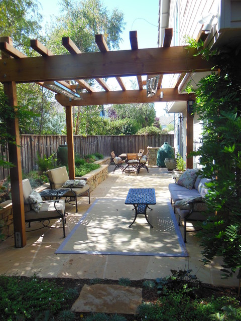 Outdoor Landscape Small Space
 Small space Big Impact Traditional Patio San