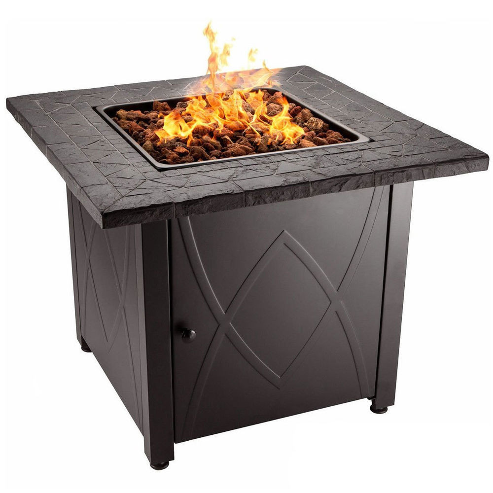 Outdoor Patio Gas Fire Pit
 Blue Rhino Endless Summer Outdoor Propane Gas Lava Rock