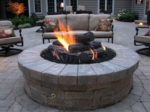 Outdoor Patio Gas Fire Pit
 Dayton Outdoor Gas Fire pits and Patio Fireplaces