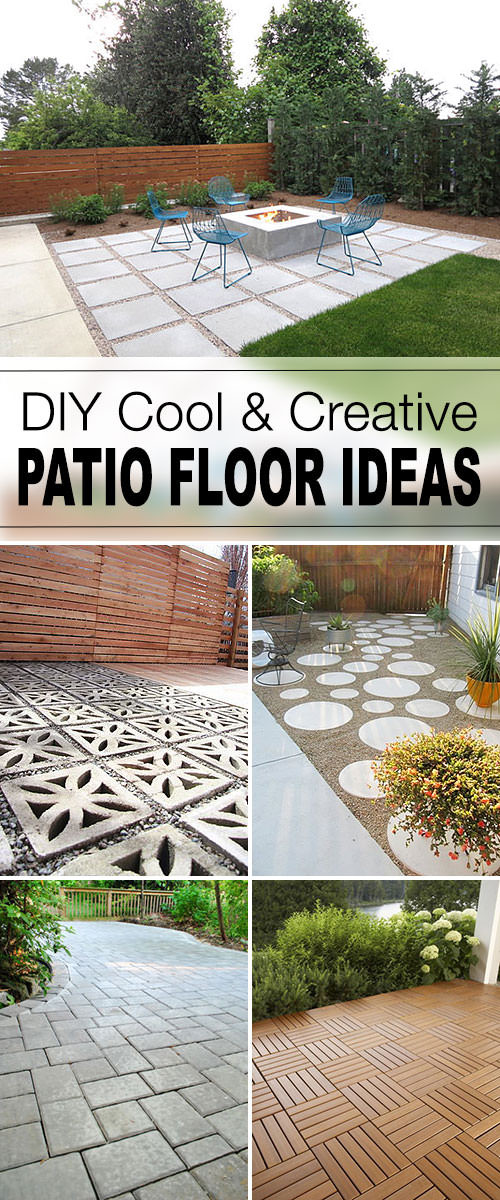 Outdoor Patio Ideas DIY
 9 DIY Cool & Creative Patio Flooring Ideas