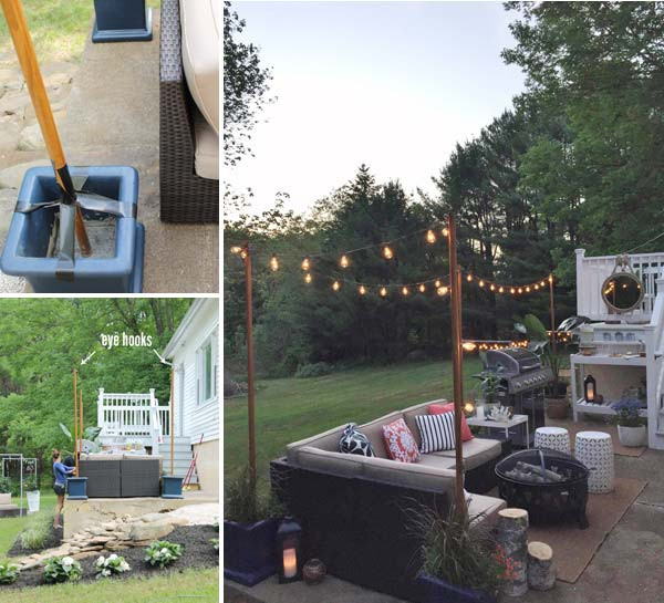 Outdoor Patio Ideas DIY
 15 DIY Backyard and Patio Lighting Projects