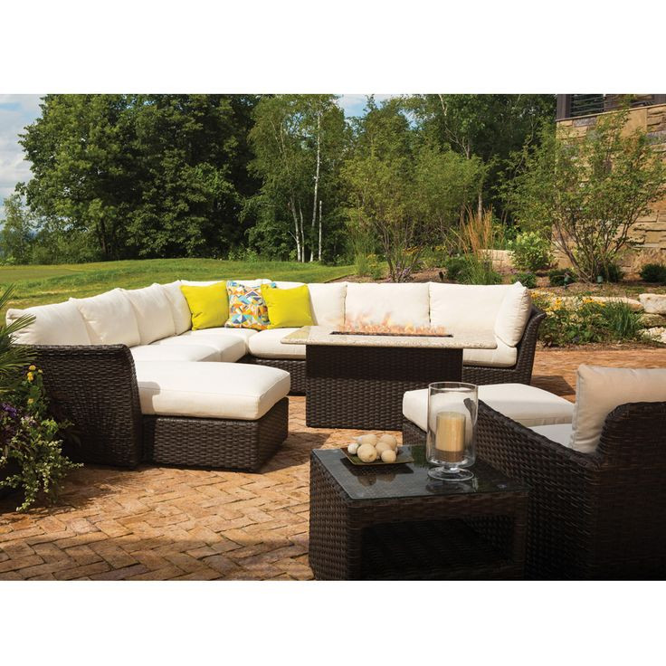 Outdoor Sectional With Firepit
 1000 images about Outdoor Fire Pits on Pinterest