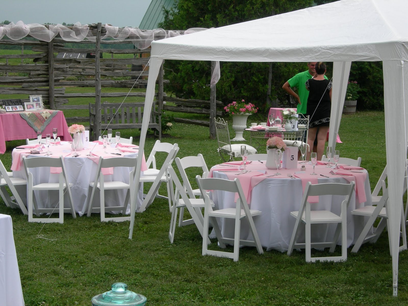 Outside Engagement Party Ideas
 Events at Select Service Outdoor country themed