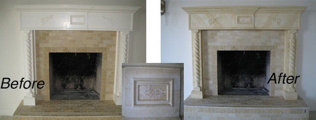 Paint Finish For Bedroom
 Master Bedroom Fireplace Mantel Travertine Faux Finish