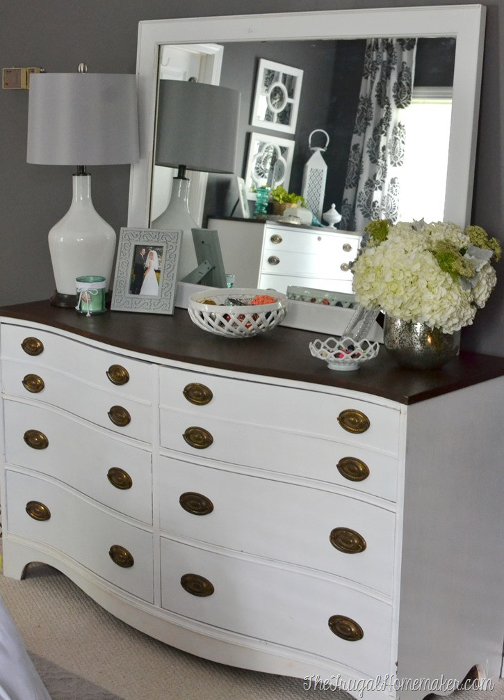 Painted Bedroom Sets
 Painted Dresser and Mirror makeover Master Bedroom furniture