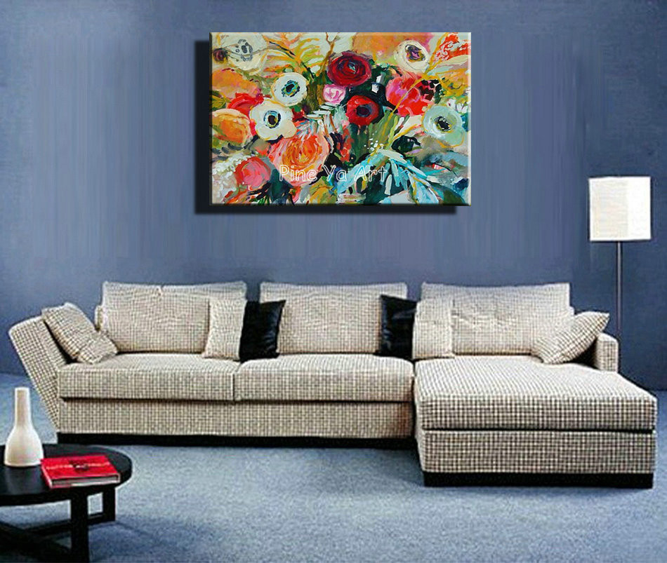 Painting For Living Room
 Famous artist acrylic paint living room abstract modern