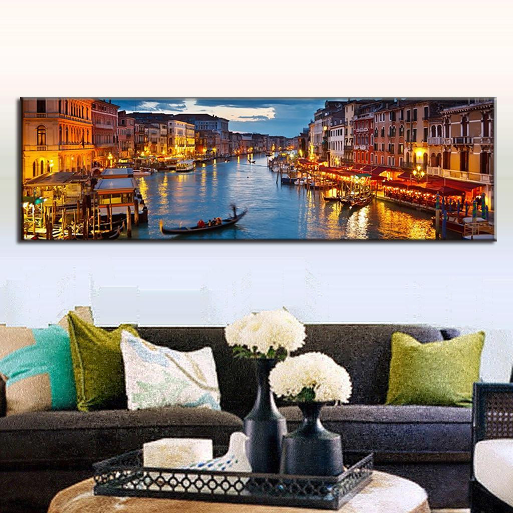 Paintings For Living Room
 Super Single Piece Landscape Canvas Painting for