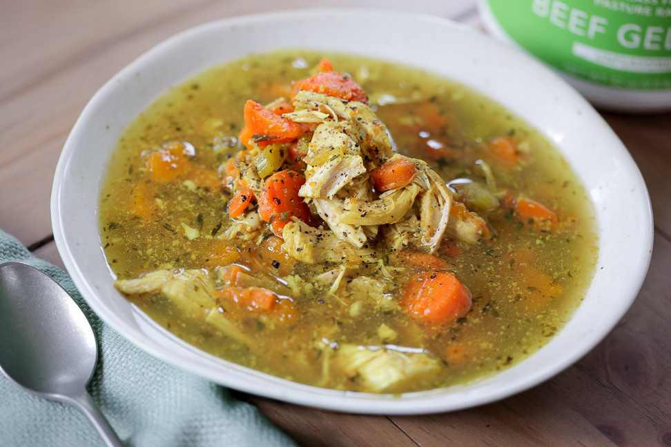 Paleo Chicken Vegetable Soup
 Whole30 Instant Pot Chicken Soup Recipe