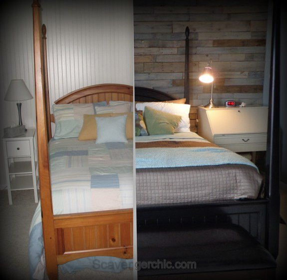 Pallet Wall Bedroom
 Warm and Rustic Pallet Wood Wall Diy