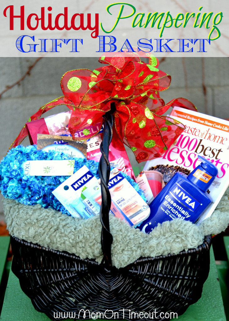 Pampering Gift Basket Ideas
 Holiday Pampering Gift Basket Idea Mom Timeout