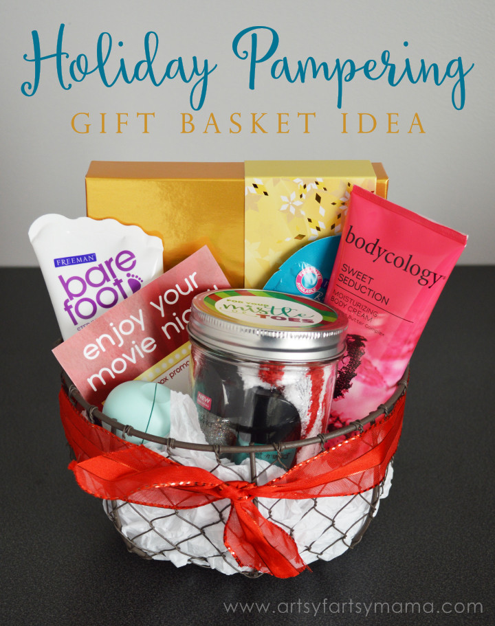 Pampering Gift Basket Ideas
 Holiday Pampering Gift Basket Idea