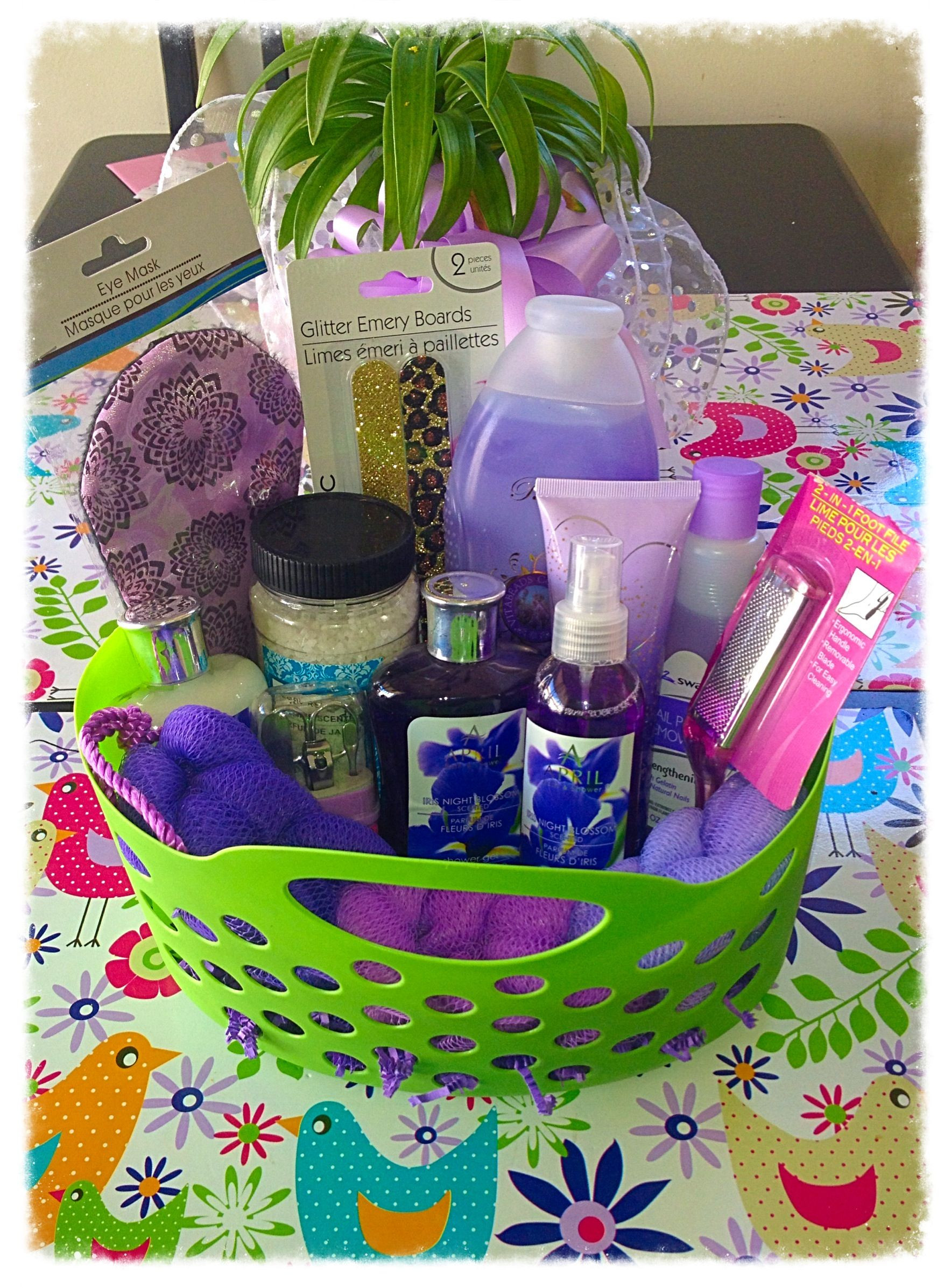 Pampering Gift Basket Ideas
 Spoil your teachers Pamper yourself basket