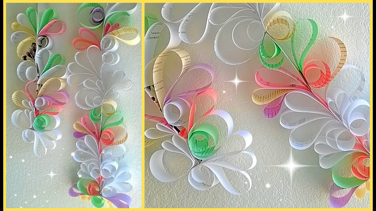 Paper Decor DIY
 Paper Swirls Room Decoration DIY