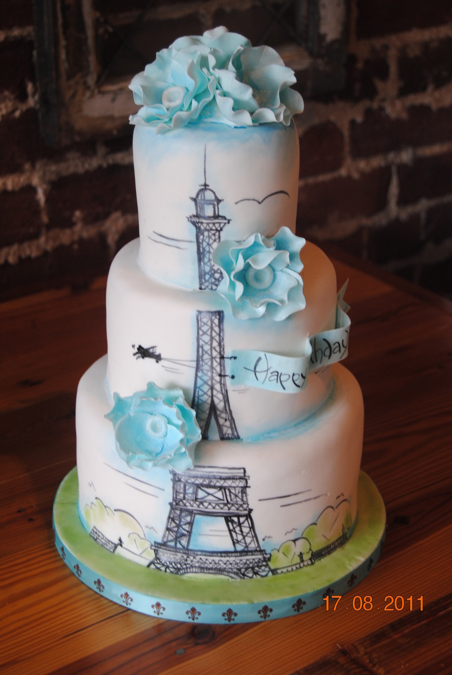 Paris Birthday Cakes
 Paris Birthday Cake CakeCentral