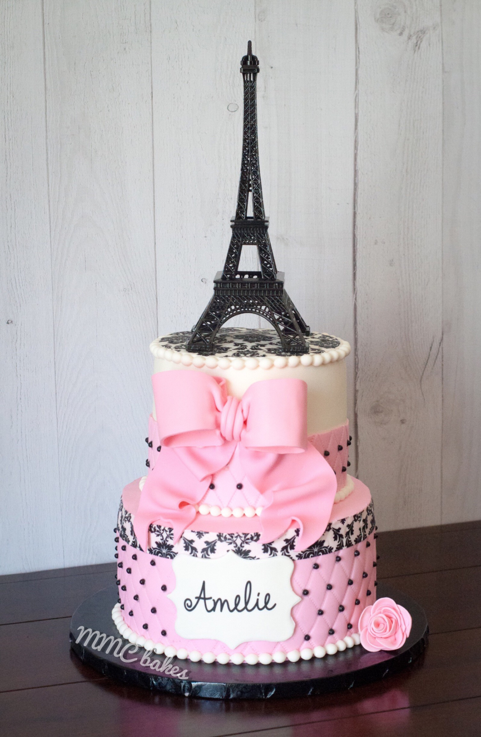 Paris Birthday Cakes
 Paris 1st Birthday Cake & Cupcakes – MMC Bakes