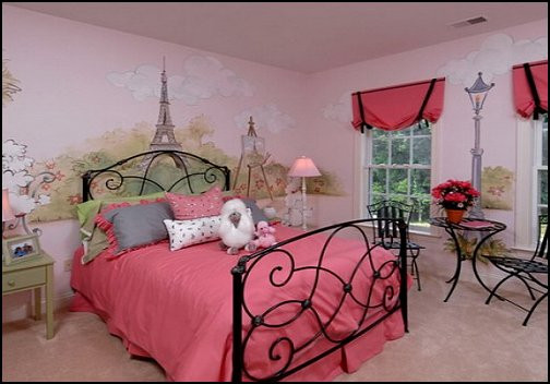 Parisian Bedroom Decorating Ideas
 Decorating theme bedrooms Maries Manor paris bedroom