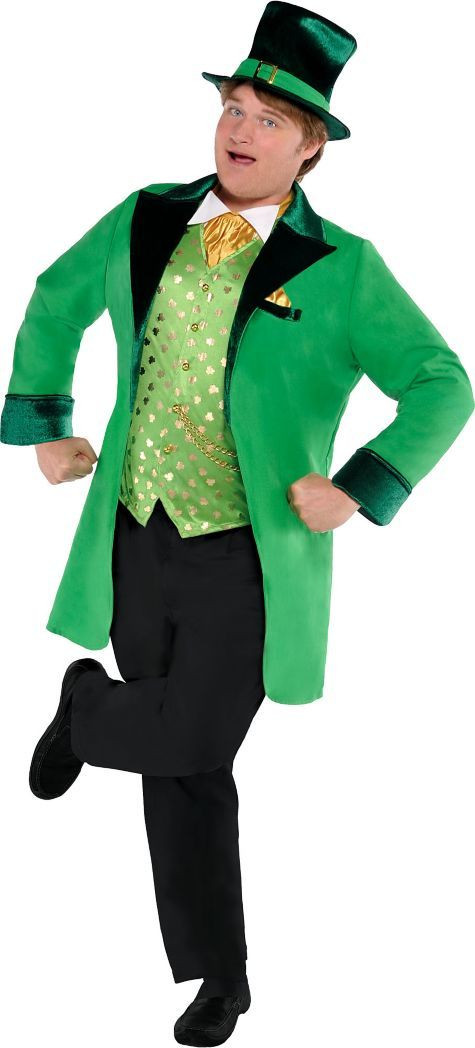 Party City St Patrick's Day Costumes
 Adult Lucky Leprechaun Costume Plus Size Party City