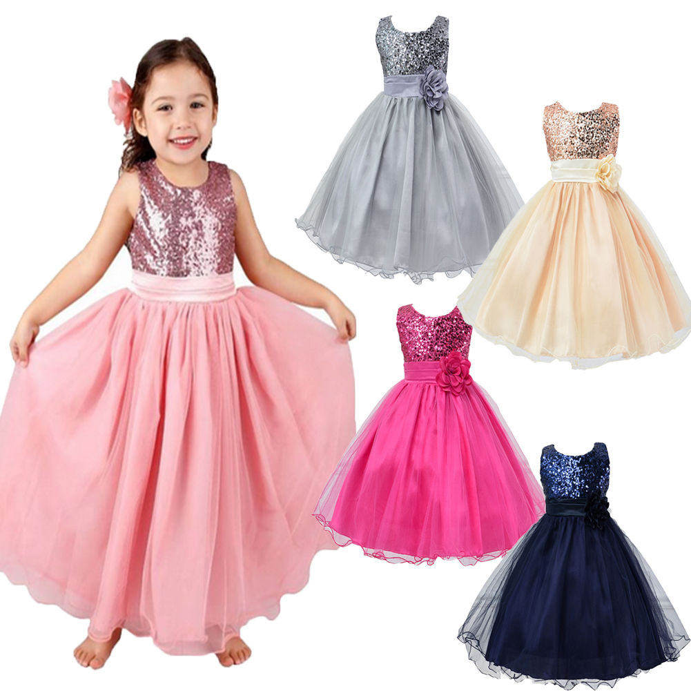 Party Dresses For Girl Child
 2016 New Summer Wedding Party Girls Dress Princess Baby