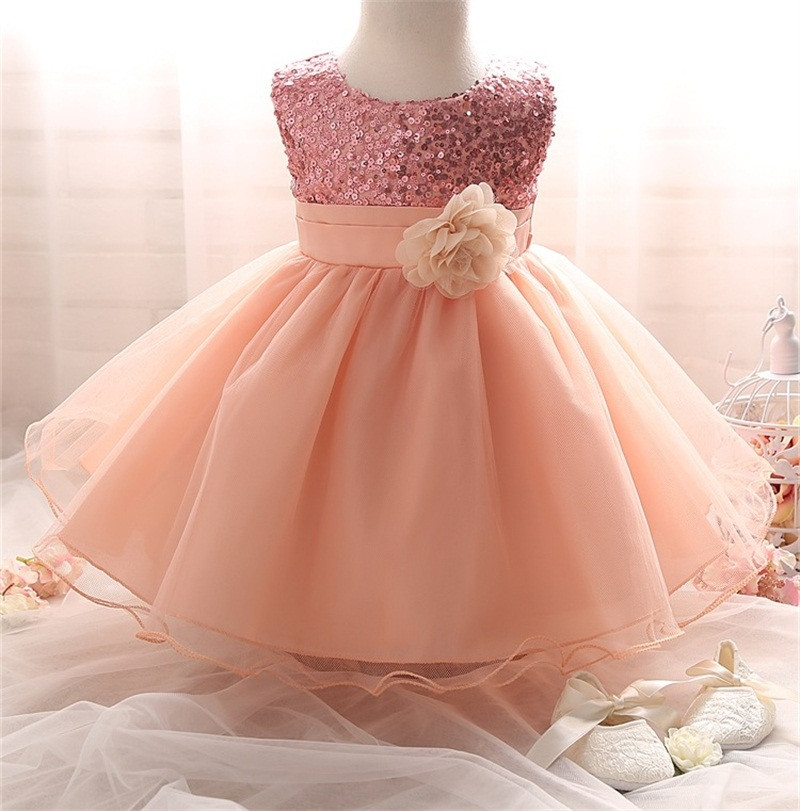 Party Dresses For Girl Child
 Baby Kids Clothing Girl Dress Sequins Pageant Party Flower