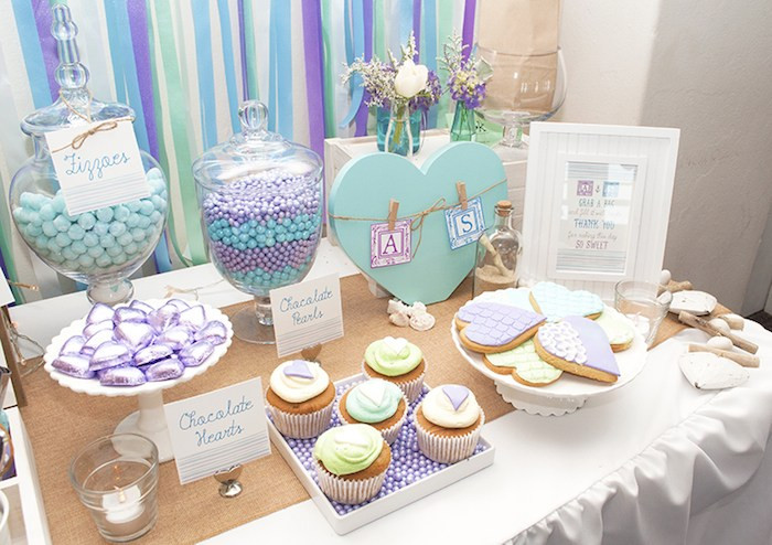 Party Engagement Ideas
 Kara s Party Ideas Beach Themed Engagement Party Planning