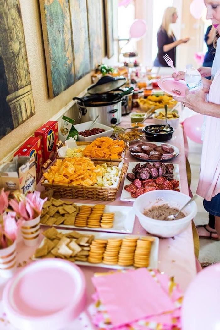 Party Food Ideas For Birthday
 Kara s Party Ideas Pink & Gold Cancer Free 1st Birthday